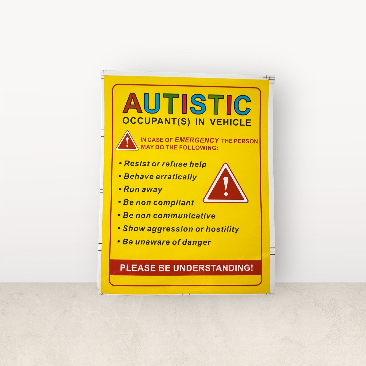 Autistic Awareness Vehicle Decal