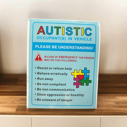 Autistic Awareness Vehicle Decal