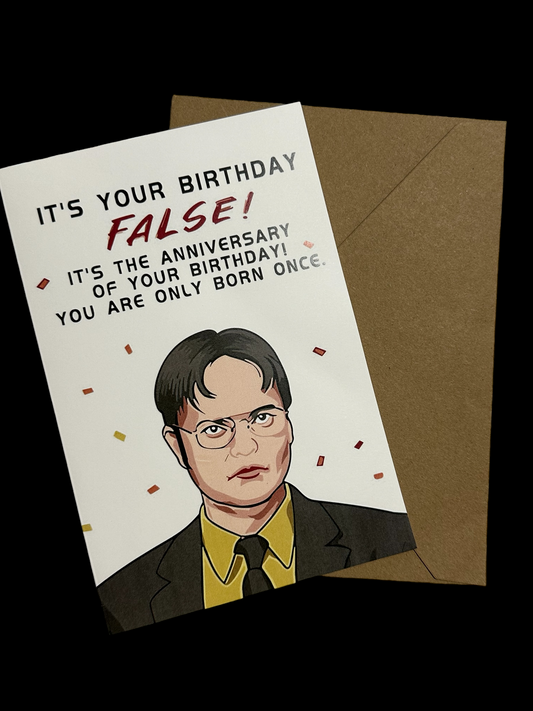 The Dwight Birthday Card