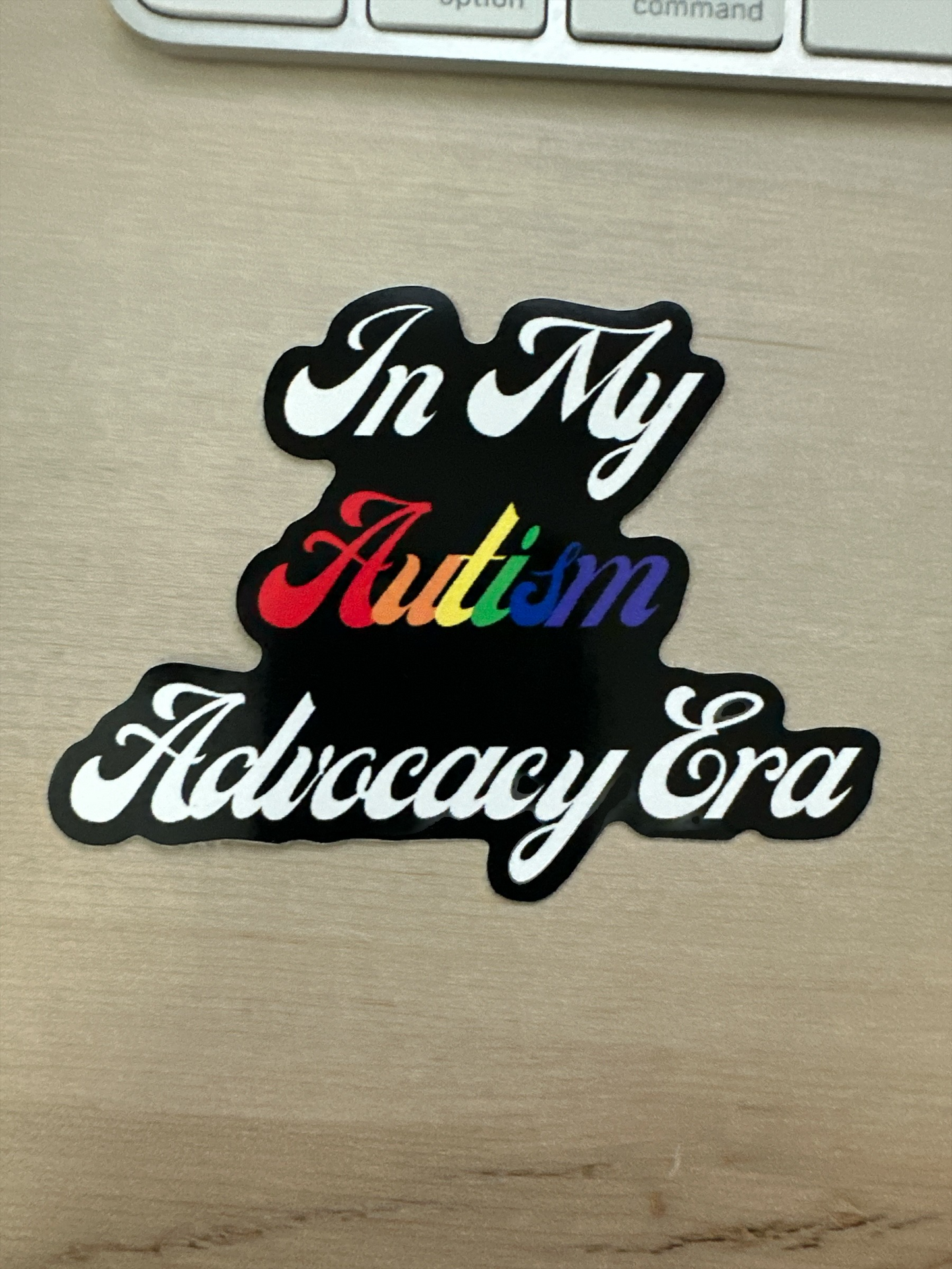 In My Autism Advocacy Era Colorful Sticker