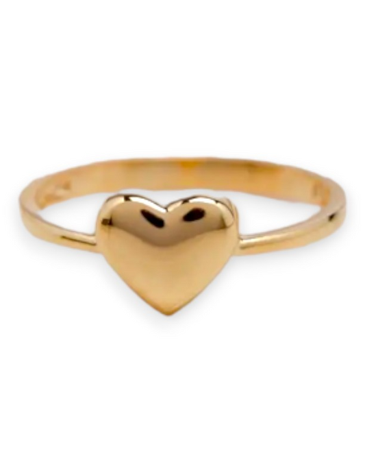 Chic Minimalist Heart Ring