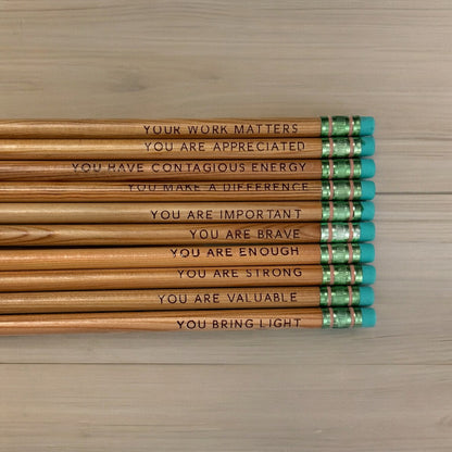 Affirmation Pencils